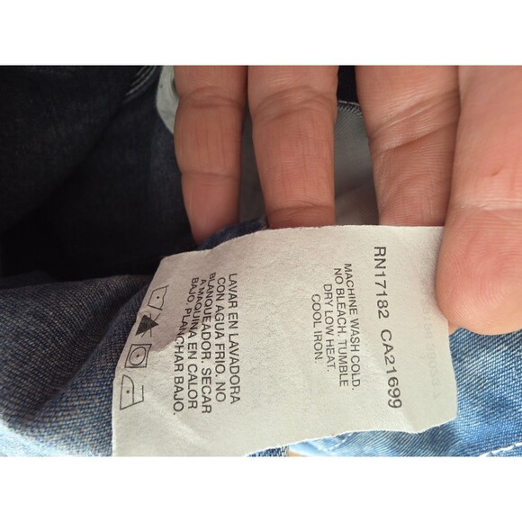 Vintg Big Smith Mens Denim Carpenter Bib Overalls Work Utility Overall 36"*32" - Picture 6 of 10